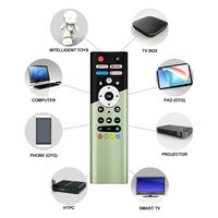 Control remoto inalámbrico de moda, control de voz, control remoto de TV personalizado World Max, Android TV box, control remoto para x96