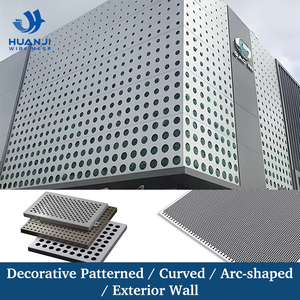 แผ่นโลหะระบายอากาศแบบมีรูพรุนสำหรับผนังอาคาร แผ่นโลหะแบบมีรูพรุนสั่งทำพิเศษ - Product Image 2