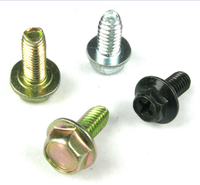 Vis à bride hexagonale en acier inoxydable Inox SS304 SS316 A2-70 A4-80 DIN6921 à denture moletée M5 M6 M8 M10 M12 M16 M18