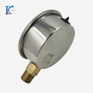 เกจวัดแรงดันไฮดรอลิกสแตนเลส <span class=keywords><strong>SS304</strong></span> แบบท่อ Bourdon จากโรงงาน ขนาด 4 นิ้ว พร้อมเกลียวเชื่อมต่อ NPT1/4 - Product Image 3