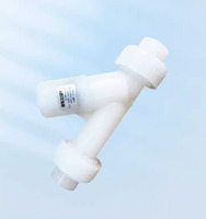 Filtro tipo Y de Material UPVC/CPVC transparente para bomba dosificadora Equipo de limpieza de plástico Filtro de agua PVDF Filtro de membrana PVDF