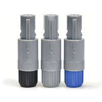 Connecteur médical auto-bloquant push-pull en plastique multi-cœurs OURCONN pour l'aviation PAG PRG PKG PLG 1P 2P