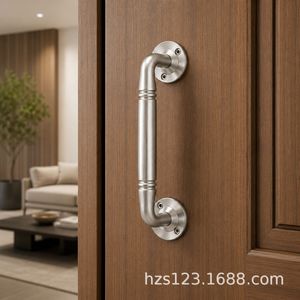 Poignée de porte d'armoire en acier inoxydable massif, forme barre, montage en surface, antirouille, design traditionnel - Product Image 3