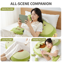 Coussin-oreiller unisexe en coton PP et polyester, modèle Avocado King, pour le sommeil, avec fonction de massage et de compression des jambes, hauteur 100-150 cm