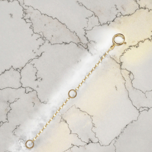 Cadena extensora de collar chapada en oro de 14K, extensión deslizante ajustable para la fabricación de joyas con dijes - Product Image 3