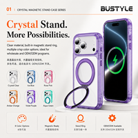 Coque de téléphone magnétique rotative à 360° en gros pour iPhone 18 17 16 15 Pro Max, angle réglable à 180 degrés, protection contre les chutes de 3 mètres