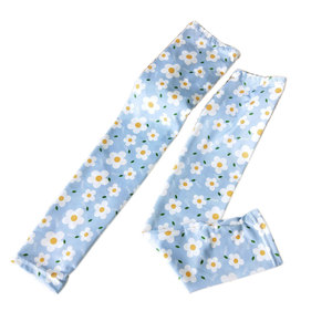 Manicotti freddi del <span class=keywords><strong>braccio</strong></span> di Golf stampati fiore su misura all'ingrosso coperture del <span class=keywords><strong>braccio</strong></span> di protezione UV per le donne - Product Image 1