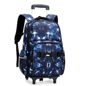 Mochila Escolar con <span class=keywords><strong>Ruedas</strong></span> (Dos/Seis <span class=keywords><strong>Ruedas</strong></span>), Gran Capacidad, Impermeable, para Estudiantes, Mochila Casual de Moda para Niños - Product Image 2