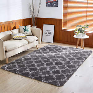 Tapis d'intérieur doux personnalisés pour salon, tapis de luxe, tapis en <span class=keywords><strong>fourrure</strong></span> synthétique moelleux et duveteux - Product Image 6
