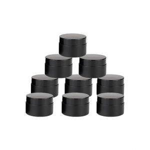 Envase de Plástico PET Negro Recargable para Alimentos y Cosméticos con Tapa de Rosca y Logotipo Personalizable para Crema, Loción, Polvo, 50ml-500ml - Product Image 1