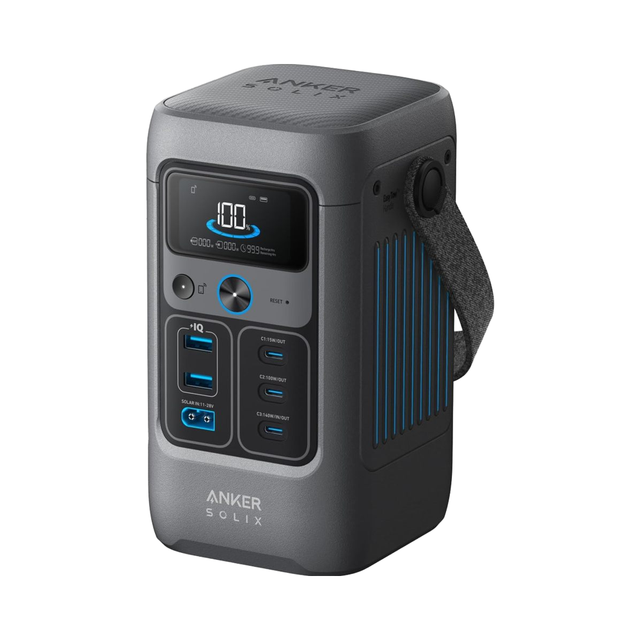 Anker SOLIX C200 DC Power Bank Station 60000mAh 192Wh Portable LiFePO4 Battery 200W Solar Generator for Outdoor Camping