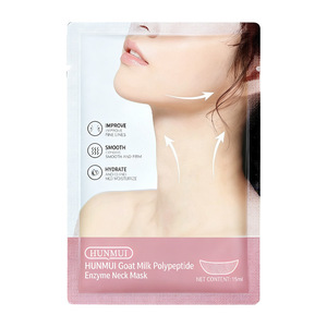 Mascarilla para el cuello con enzima de polipéptidos de leche de cabra HUNMUI, 15ml, mejora las líneas finas, suaviza, reafirma e hidrata, cuidado del cuello - Product Image 3