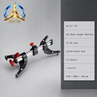 Pince d'alignement de roue réglable WL/11"-25" – Outil de serrage de jante 11-25 pouces pour réparation automobile, capacité 150 kg, 220 tr/min