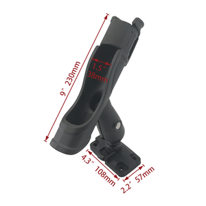 ISURE MARINE Yak Outdoors Luxe <span class=keywords><strong>360</strong></span> °   Support de canne <span class=keywords><strong>à</strong></span> <span class=keywords><strong>pêche</strong></span> rotatif réglable universel pour siège de kayak de <span class=keywords><strong>pêche</strong></span> au bar - Product Image 6