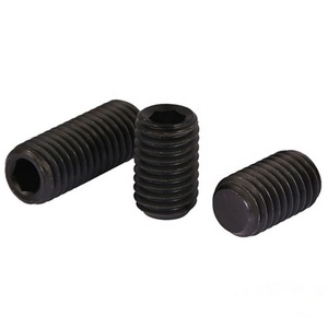 Tornillos de fijación de máquina con punta hexagonal de óxido negro, punta de copa y punta plana para bloqueo de ejes, fijación de engranajes y ensamblaje de maquinaria - Product Image 3