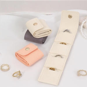 Mini Bolsa de Almacenamiento de Joyas, Nueva, Pequeña, con Tapa Abatible, Organizador de Viaje, Regalos Elegantes, para Aretes y Accesorios - Product Image 4