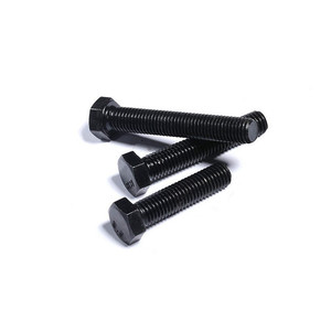 Oem ODM thép carbon đầy đủ nửa chủ đề 1/4 "-20 UNC 1/4"-28 UNF Hex đầu bu lông - Product Image 5