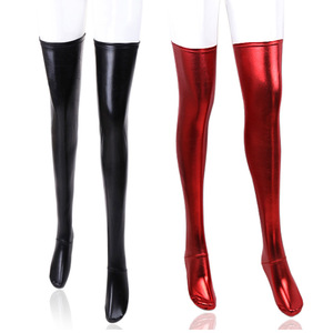 Tienda mayorista de juguetes sexuales para adultos directamente de fábrica, medias elásticas de cuero patentado, lencería para parejas, accesorios de bondage SM para mujeres - Product Image 4