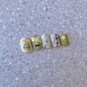Qian Ya Flower Nail Art Decal <span class=keywords><strong>3D</strong></span> Flower Nail Decal Primavera Verano Margaritas <span class=keywords><strong>Girasol</strong></span> Diseño Nail Art Decoración - Product Image 3