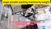 Machine d'emballage horizontale VFFS à vis pour sachets de haute précision, pour épices, poudres mélangées et poudres collantes, avec pesage automatique par poids
