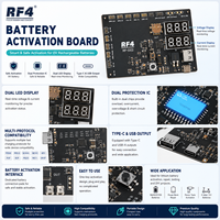 Carte d'activation de batterie RF4 D02 pour iPhone 8-17 et plus de 400 modèles Android – Outil de réparation de téléphones mobiles avec double affichage numérique – Garantie 1 an