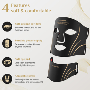 7 couleurs usage domestique beauté panneau de thérapie par la lumière rouge Anti-âge <span class=keywords><strong>visage</strong></span> <span class=keywords><strong>masque</strong></span> Led thérapie par la lumière rouge <span class=keywords><strong>masque</strong></span> facial dispositif et cou - Product Image 6
