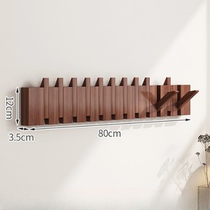 Piano clé cintre tenture murale <span class=keywords><strong>porte</strong></span> derrière le crochet à vêtements porche crochet <span class=keywords><strong>mural</strong></span> <span class=keywords><strong>porte</strong></span> d'entrée <span class=keywords><strong>porte</strong></span>-<span class=keywords><strong>manteau</strong></span> en bois massif - Product Image 1