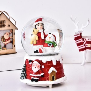 Il vecchio uomo eco-friendly dipinto in resina ha portato musica palla <span class=keywords><strong>di</strong></span> natale ornamento film TV personaggio creativo fiocco <span class=keywords><strong>di</strong></span> <span class=keywords><strong>neve</strong></span> per arte artigianale - Product Image 2