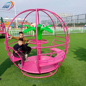 Customized Outdoor Kid's <strong>Game</strong> Playground Facilities Rotating Globe Unpowered Amusement <strong>Equipment</strong> - Product Image 4
