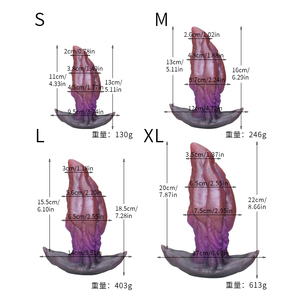 Lớn Silicone <span class=keywords><strong>XL</strong></span> mông cắm tuyến tiền liệt Massager mặc khổng lồ hậu môn tưởng tượng dildo lớn mông cắm mềm hậu môn cáng huấn luyện viên - Product Image 2