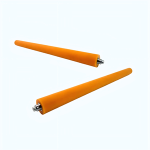 Rouleau enduit de PU moulu de précision pour l'équipement d'impression et le rouleau de polyuréthane de l'industrie de l'emballage - Product Image 1