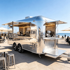 Coffee Trailer Food Truck Food Trailers Fully Equipped Kitchen Mobile Restaurant Bakery Cart Food Vending Carts - Product Image 3