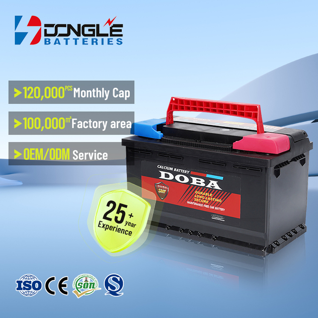 New Arrivals ODM OEM Motorcycle Long Service Life SMF High Power 12V 80Ah Car Auto Battery