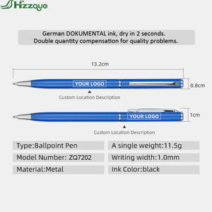 Pulpen Promosi Logo Kustom Pulpen Logam Tipis dengan Logo Kustom untuk Pulpen Promosi - Product Image 4
