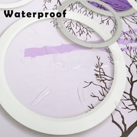 Populaire décoration de la maison autocollant mural papier peint rouleaux 3D brique PVC revêtement auto-adhésif papiers peints