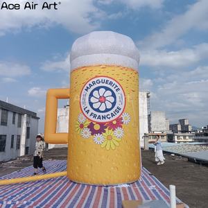 Decoración de copa de Margarita inflable gigante, modelo de bebida de cóctel inflable creativo para fiestas y festivales - Product Image 6