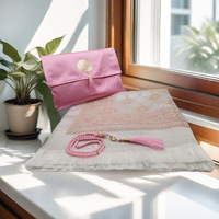 Usine musulman islamique avec sac Portable poids léger voyage coran tapis de prière avec pochette de poche de voyage