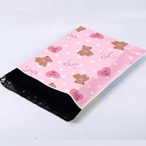Cute Bear Printed Poly Mailer Waterproof Logo Custom <strong>Parcel</strong> Delivery Bags Tear-resistant Pink Mailing <strong>Envelope</strong> - Product Image 4