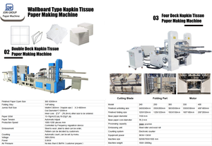 Máquina Automática para Servilletas de Papel, Cuatro Plataformas, de Alta Velocidad - Product Image 2