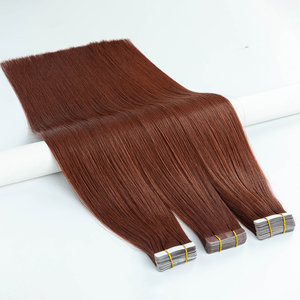 Extensiones de Cabello Humano con Cinta Adhesiva de Doble Cara, Cabello Humano Virgen Europeo, Cabello Humano Ruso Natural - Product Image 2