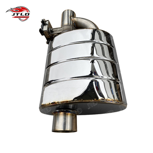 Высокопроизводительный 3-дюймовый электронный клапан 201 нержавеющая универсальная выхлопная мюфлер 76 мм выхлопная труба - Product Image 4