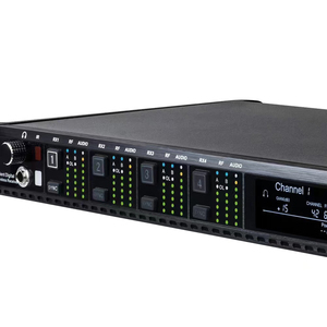 Hệ thống micro không dây kỹ thuật số DJ Karaoke 4 kênh hiệu suất cao AXINT AD4Q với 4 micro cầm tay KSM9 dùng cho sân khấu, hát, thu âm, thuyết trình - Product Image 3