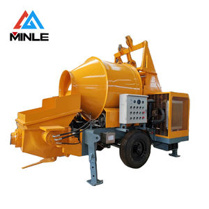 MINLE中国工場30m 3/hディーゼルコンクリートミキサーポンプアフリカ東南アジア中東ビルハウス財団に適しています - Product Image 1