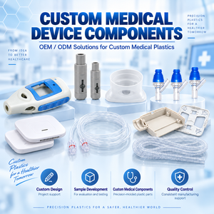 Composants de dispositifs médicaux, connecteurs, joints en Y, soufflets, OEM, ODM, moulage par injection plastique - Product Image 1