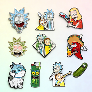 Pins Personalizados <span class=keywords><strong>de</strong></span> Alta Calidad con Logotipo, Pins <span class=keywords><strong>de</strong></span> Anime, Pins <span class=keywords><strong>de</strong></span> Aventura, Cazador <span class=keywords><strong>de</strong></span> Tesoros, Personaje Clásico, Insignia <span class=keywords><strong>de</strong></span> Metal Esmaltado para Gorra - Product Image 2