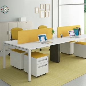 Bureau de travail modulaire en fer moderne pour le personnel de bureau, avec tiroir, pour 2, 4, 6 ou <span class=keywords><strong>8</strong></span> personnes - Product Image 2
