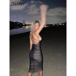 Abiti pieghettati in Mesh Sexy - Product Image 3