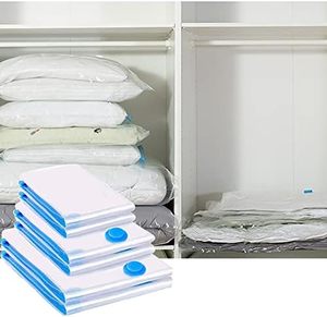 Transparent Plastic <b>Vacuum</b> Compressed Storage <b>Bags</b> Space Saving Seal Home Bedding Travel Transparent Versatile Packing - Product Image 3