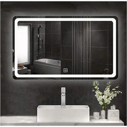 LED aydınlatma ve dokunmatik sensör anahtarı ile Modern akıllı banyo aynası ev & otel toptan için sıcak satış tasarım - Product Image 6