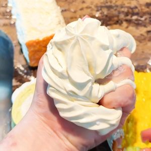 Cream Roll Silicone Soft Squishy <b>Toy</b> Slow Rebound Decompression Stress Ball Fun Sensory Fidget Gadget for <b>Desk</b> & Gifts - Product Image 1